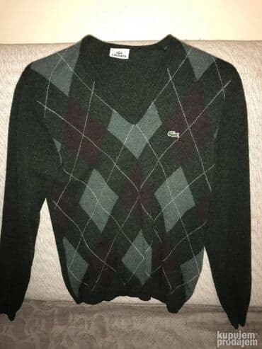 muski prsluk lacoste: Original Lacoste dzemper M 100% Pure Lana Wergine ( cista runska — 2