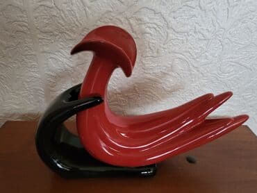 vaza sa cvecem crtez: Vaza nova umetnicka,vintaz,rucni rad. Visina. 21cm — 4