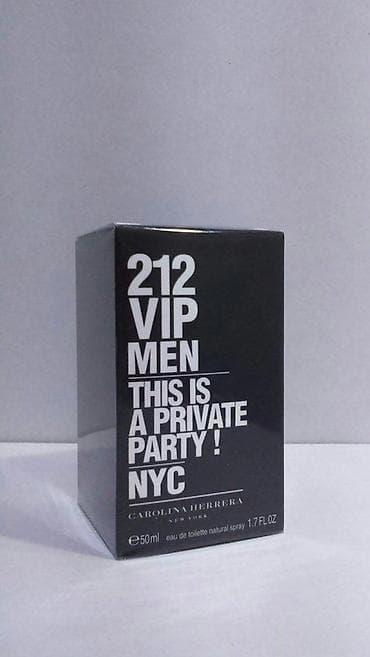 CAROLINA HERRERA 212 VIP MEN EDT 50ML | Carolina Herrera 212 VIP Men