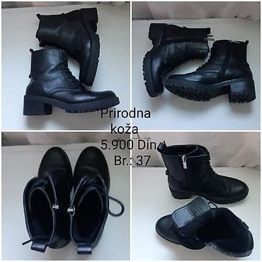 nike scorpion: Nove crne polučizme “Comer” - Materijal: prirodna koža - — 4