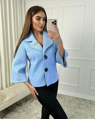 radna jakna softshell: Ženska kratka jakna/kaputić sa 3/4 rukavima i velikim reverima. - — 1