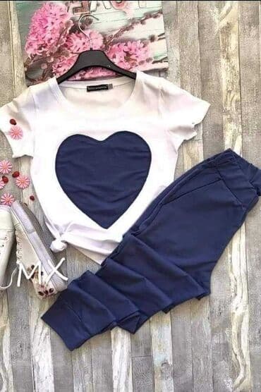 pull and bear suknje: Pamucni srce 💖 kompleti 🌟 Srce trenerka 3700din,srce suknja 2800 din — 4