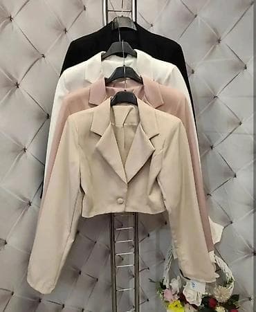 nike roze: Ženski kratki sako – elegantan kroj - Model: kratki sako sa klasičnim — 1