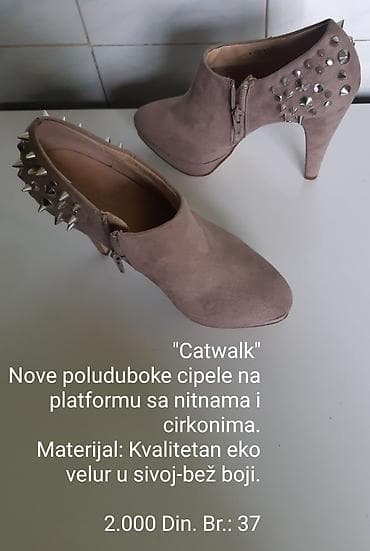 svecane stikle: Catwalk poluduboke štikle na platformu - Model: poluduboke — 1