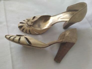 bež čizme od brušene kože: Sandals, 40 — 6