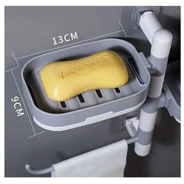 daske za salovanje cena: Rotirajući samoljepljivi držač za sapun četkice peškir kozmetiku — 1