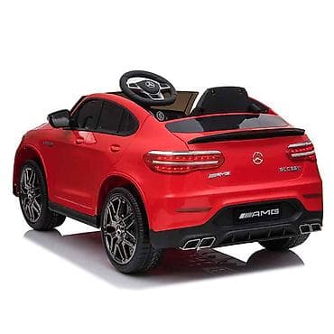 Children's Electric Cars: Džip Mercedes‑Benz AMG GLC 63S Coupé – crveni (licencirani dečiji — 1