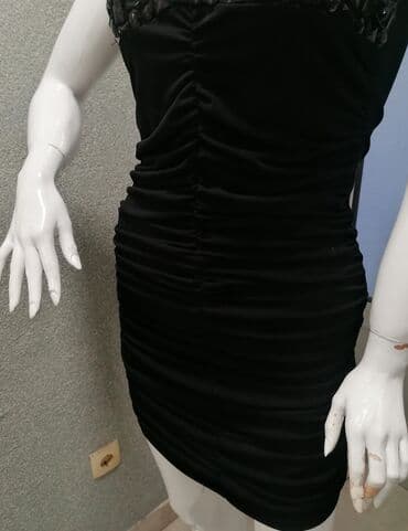 lindex haljine 2022: S (EU 36), color - Black, Without sleeves — 4