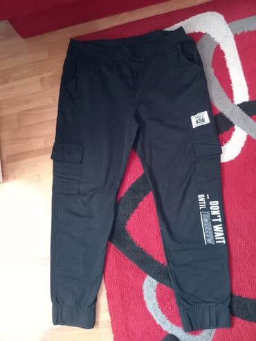 Vests: Sweatpants, 2XL, color - Black, Cotton — 1