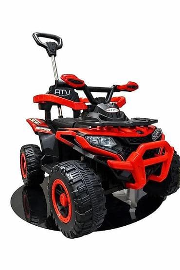 mrezica za kupanje bebe: Dečiji guralica/quad ATV – 4 točka, upravljač i ručka za guranje - — 2