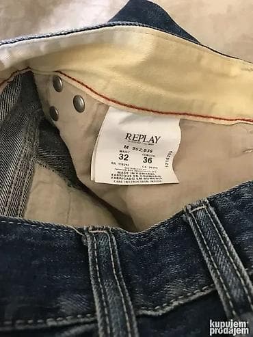 Jackets: Original Replay farmerice 33 100% cotton polustruk 45cm duzina 120cm — 5