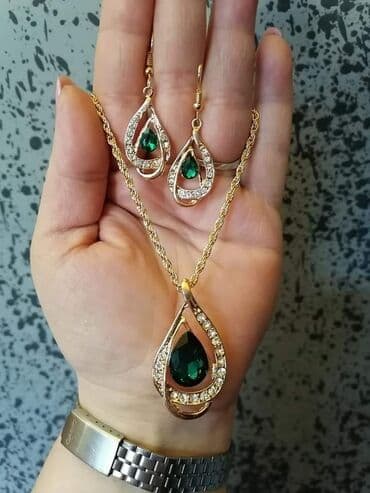 lapis lazuli ogrlica: Set nakita 1300 — 12