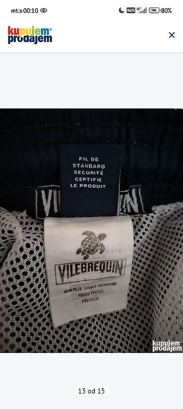 bermude prodaja: VILEBREQUIN ORIGINAL muški šorts/bermude za kupanje – tamnoplave - — 9