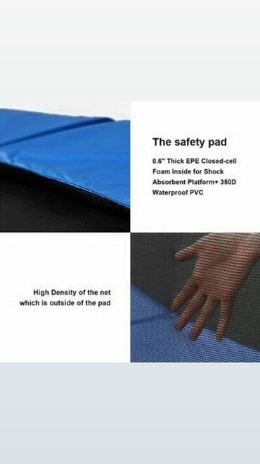 prsluci novi pazar: Tramboline Galvanizovani čelični ram (otporan na koroziju) — 4