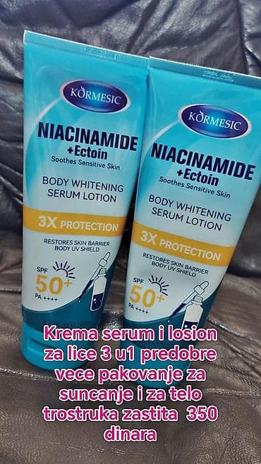 black squad majice: KORMESIC Niacinamide + Ectoin Body Whitening Serum Lotion – 3 u 1 — 1