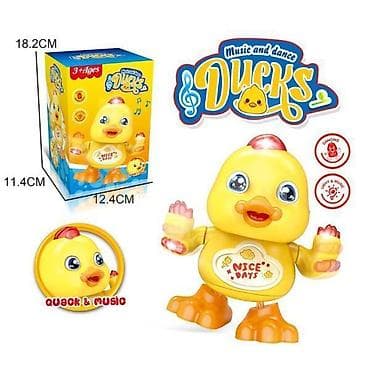 goku igračke: Zabavni patak 495087/1 – muzička i svetleća igračka Šarena — 1