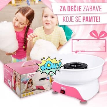 Aparat za šećernu vunu CENA 3990 DIN Zavrtite omiljeni šećerni ukus na lalafo.rs Aparat za šećernu vunu CENA 3990 DIN Zavrtite omiljeni šećerni ukus