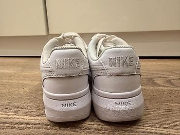 nike air max crno bele: Nike ženske patike – bele platforme - Model: klasičan nizak profil sa — 2