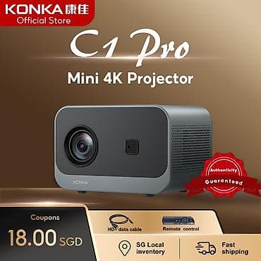 bežični punjači: KONKA C1 Pro mini projektor Uz projektor dobijate iptv televiziju i — 4