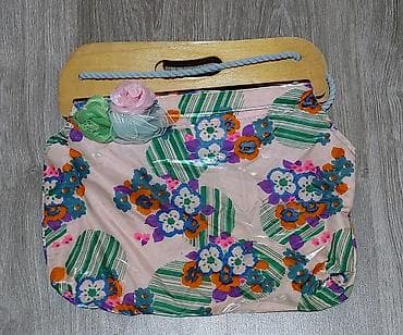 Upaljači i prateća oprema: Torba sa drvenim ramom i užetom-rukohvatom - Materijal: glatka — 1