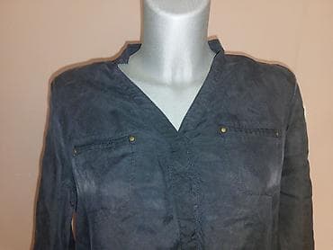 pull and bear sakoi: TUNIKA/HALJINA Crna dugačka tunika S veličine. 58% cupro, 42% viskoza — 3