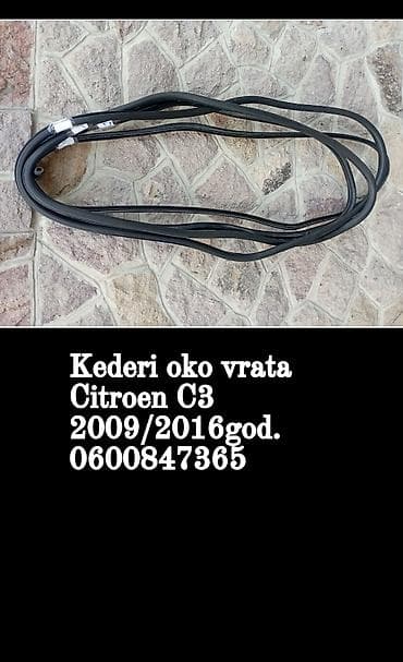špr: Keder guma oko vrata za Citroën C3 (modeli 2009–2016). - Originalno — 1