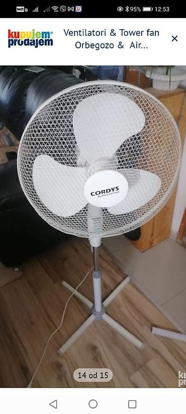 life ton a 3.3: Stojeći ventilatori – model FS40-12G (JERPE), 45 W, 230 V ~ 50 Hz — 6