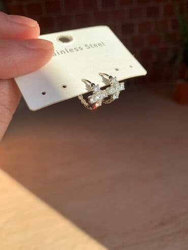 srebrni prsten verenicki: Minđuše na šraf — 3