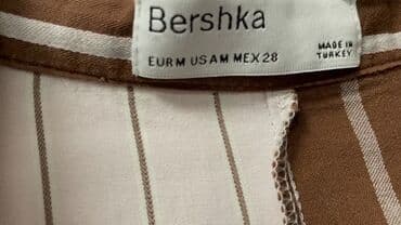 c a tunike: Bershka, M (EU 38), Cotton, Stripes, color - Multicolored — 3