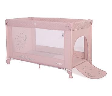 Nameštaj: LORELLI prenosivi krevetac Noemi – 1 nivo, Mellow Rose Star Šifra — 4