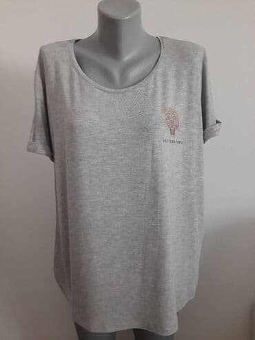 3XL, 5XL, Viskoza, Jednobojni, bоја - Siva — 1