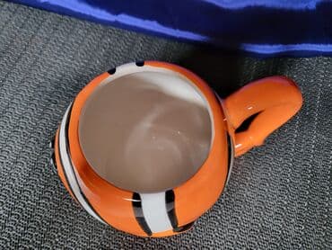 Ostalo posuđe: Solja nova riba klovn. Nova keramicka solja,rucno oslikana pa — 3