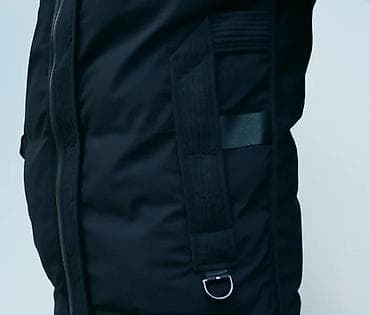 rozi sako kombinacije: Muška zimska parka – crna - Duža parka kroja do sredine butina za — 9