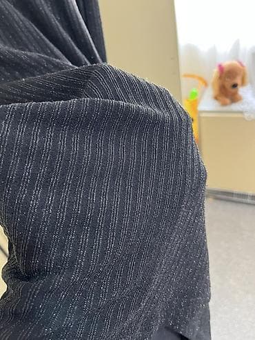 srebrne torbice svecane: Crna rebrasta haljina sa svetlucavim efektom, brenda Tally Weijl — 3