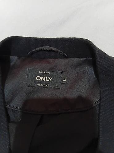 nike za decake: ONLY ženska bomber jakna – veličina M - Boja: crna, sa sjajnim — 2