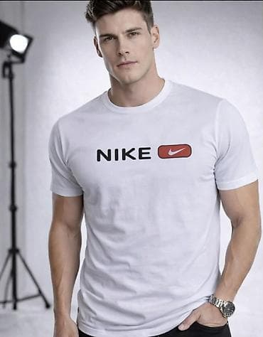 dri fit majice: Men's T-shirt Nike, bоја - Braon — 6