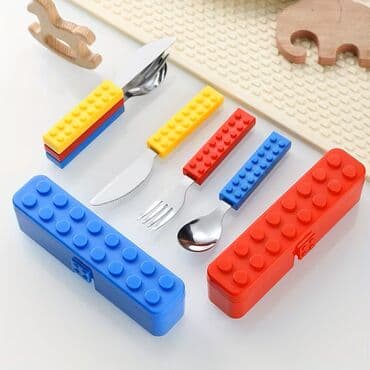 tabla za crtanje a3 nova: Dečiji set pribora za jelo – LEGO stil Zabavno i praktično rešenje za — 1