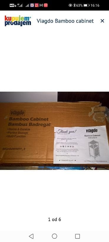 kolevke za bebe: Viagdo Bamboo Cabinet – višenamenska bambus komoda/ormarić - — 5