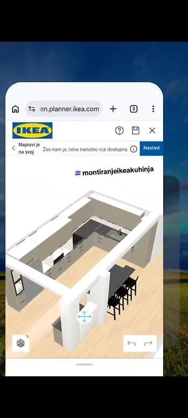 samostojeća kuhinja: Formiranje Ikea Kuhinjskih elemenata sa ili bez montaze kao i ostalih — 1