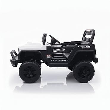 Children's Electric Cars: Dečiji džip na akumulator Wrangler Beli (12V) – SM-25401B Šifra — 2