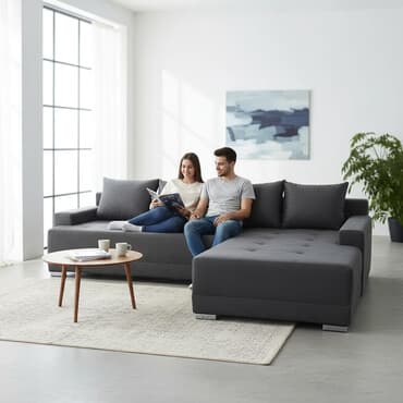 matis ugaone garniture cene i slike: Ugaona garnitura "Madrid" Krajnjih dimenzija 270x180 Dvosed se izvlaci — 1