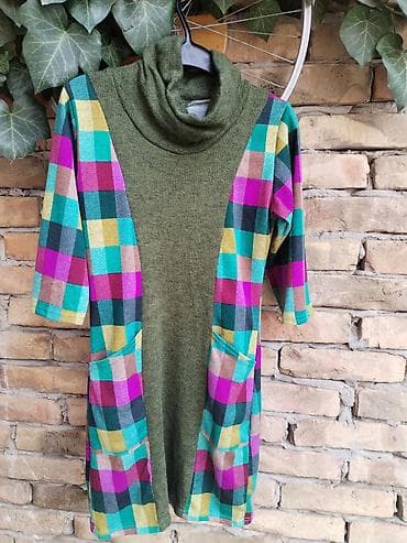 haljine borca: Trikotazna haljina S, M vel Super ocuvana rasprodaja Duzina 82 Pazuh — 9