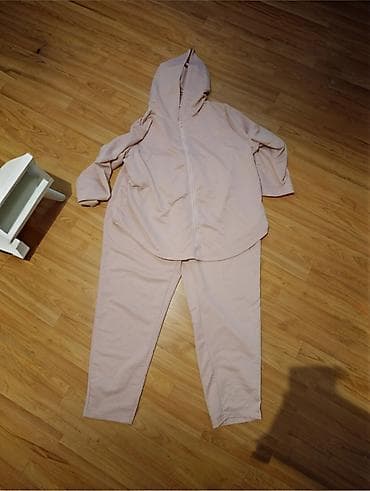 Women's Sweatsuits: Dvoddelni ženski trenerka komplet u svetloružičastoj boji. - Gornji — 1