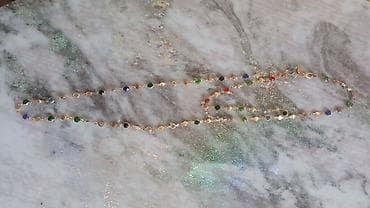 pandora prsten rose gold: Duga ogrlica sa kristalima — 3