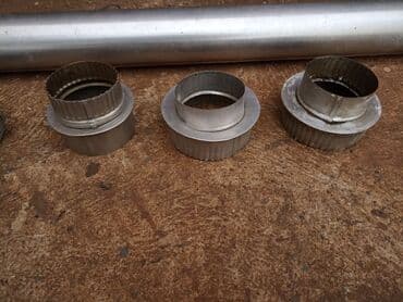 Proizvodi od rolovanog metala, metalni kanali: Aluminijumski čunkovi za gasne peći, čunkovi su prečnika fi 85 mm — 3