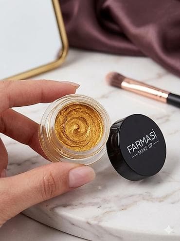 hm kapa: FARMASI Make Up gel senka za oči – zlatna - Tekstura: kremasto-gel — 1