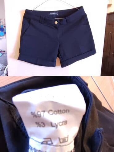 bermude dsquared: S, Cotton, Single-colored — 2