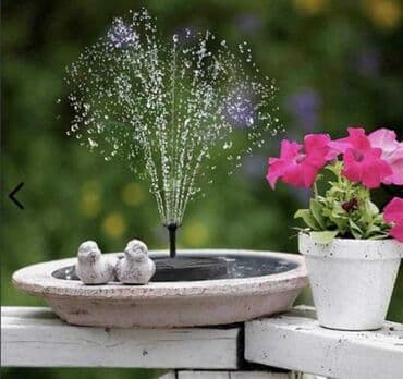 fontana na baterije: Fontana na solarnu energiju Ukrasite Vašu baštu fontanom na bilo — 2