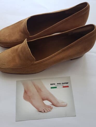 srebrne cipele: Loafers, 40 — 2