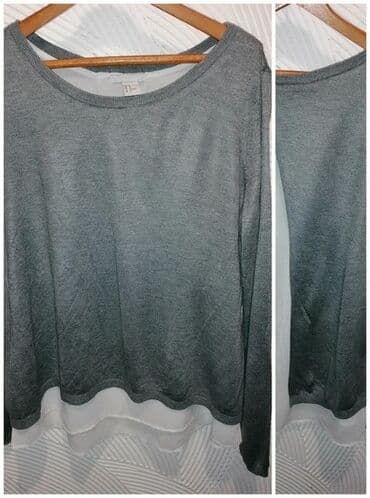 haljine i kompleti za punije osobe: Nova bluza H&M - M Divna, zanimljiva bluza H&M Pazuh 49-50 — 4